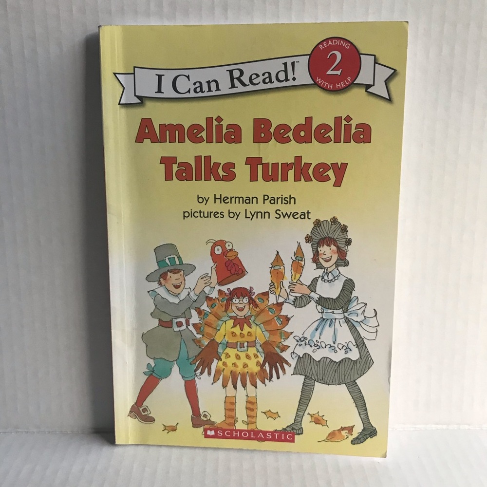 ♦️$3♦️ Amelia Bedelia Talks Turkey kids book by Herman Parish